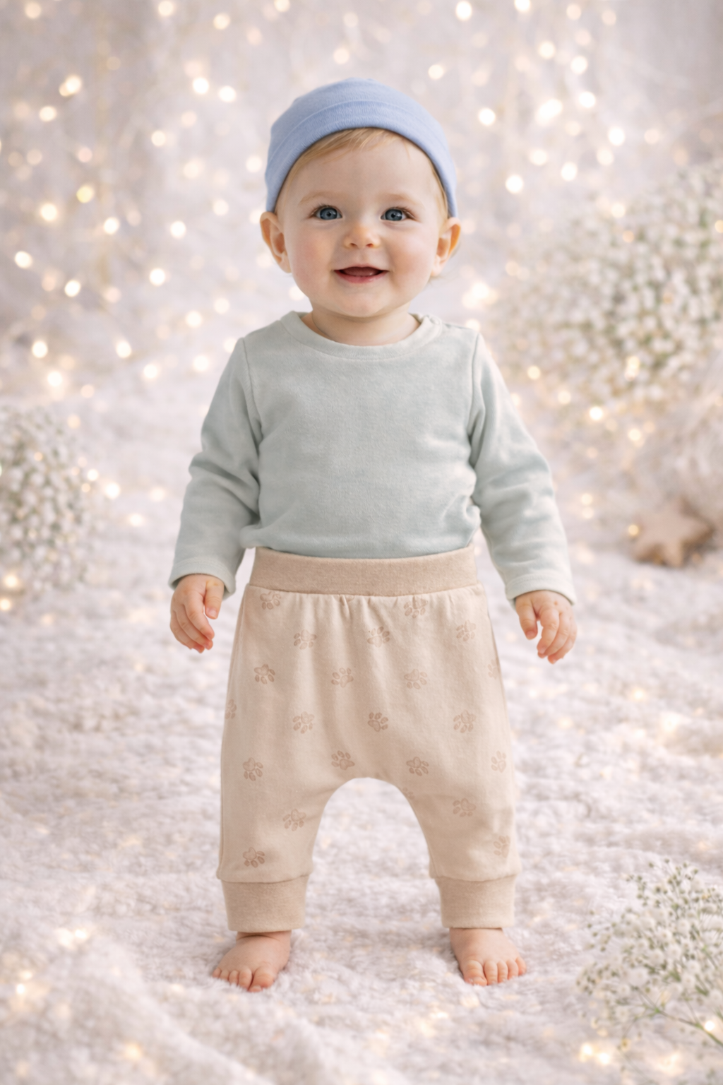 Bomuldsbukser til baby