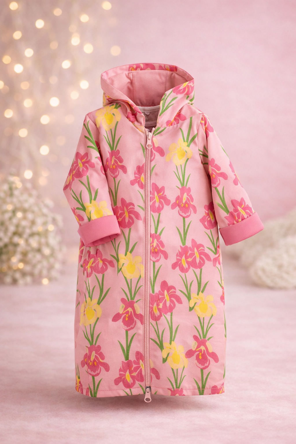 Babydragt med lynlås