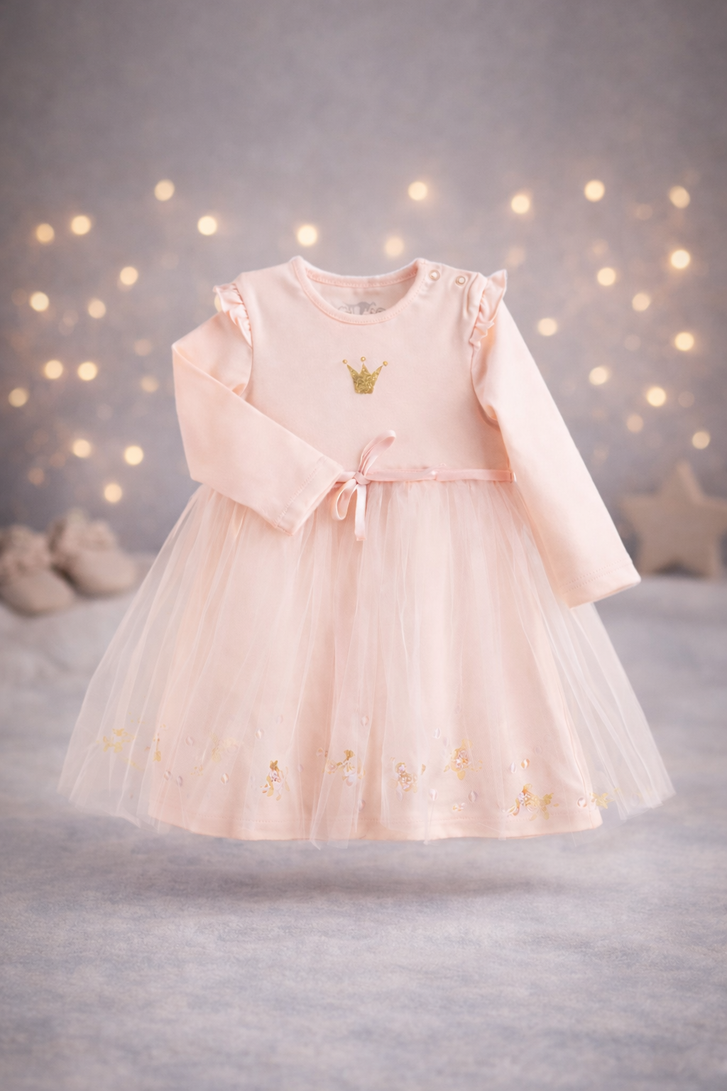 Babykjole med tyl